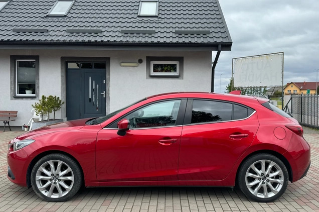 Mazda 3 cena 47900 przebieg: 146000, rok produkcji 2014 z Iława małe 191